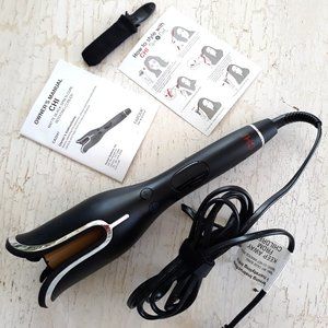 CHI Air Spin N Curl Curling Iron Wand Rotating Black CA2247